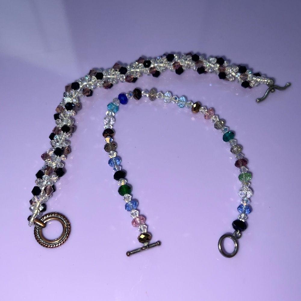 Elegant Multicolor Beaded Bracelets